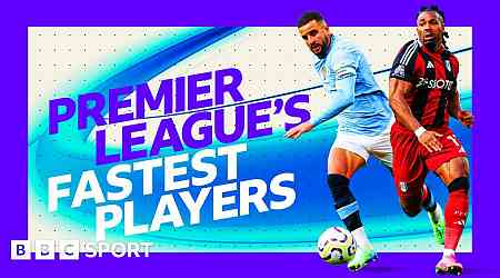 Premier League stats: Who is fastest and who's walked the most this season?