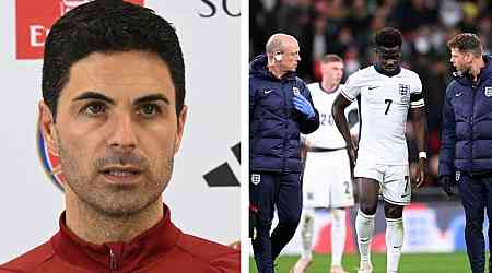 Bukayo Saka injury update provided by Mikel Arteta as Arsenal boss sweats on six stars