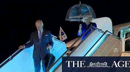 King Charles and Queen Camilla arrive in Australia