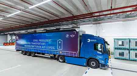 BMW Is Using Electric Trucks To Transport Batteries For EVs