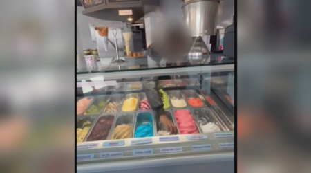 'Just unbelievable': Video shows wild incident at B.C. frozen yogurt shop