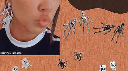  Kourtney Kardashian & Blake Lively's Halloween Earrings Are Back 