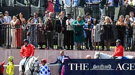 Bravado, fashion and protesters on show at the Caulfield Cup