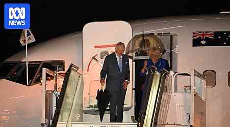 King Charles III and Queen Camilla land in Sydney, marking first visit by reigning king to Australia