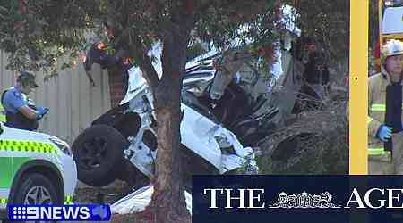 Driver charged after Perth crash leaves three dead, two fighting for life