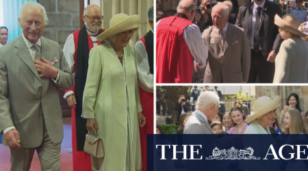 Sydney crowds meet King and Queen