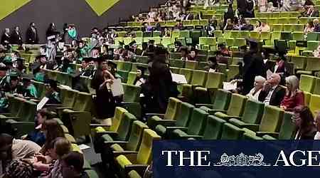 Anti-abortion keynote speech sparks walkout during Catholic uni graduation