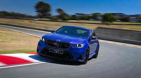 See the 2025 BMW M5 Hybrid in Stunning Marina Bay Blue