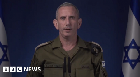 Watch: Israeli military chief announces strikes in Iran