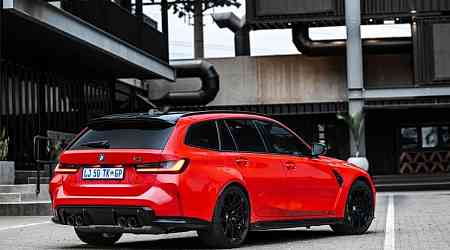 2025 BMW M3 Touring Toronto Red Shows Its Subtle Facelift