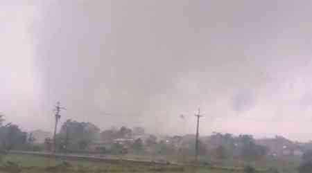 CWA says footage may show tornado touching down in Hualien