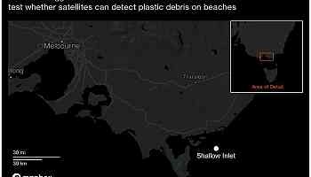 Cleaning Up Pristine Beaches Means Spotting Plastic Trash From Space