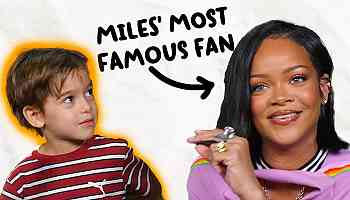 Rihanna Meets Miles From Recess Therapy, Gets Advice And Warning About Lead Poisoning