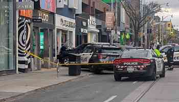 Police horse struck, officer injured in dramatic arrest involving stolen Toronto truck