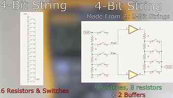 Building a Discrete 14-Bit String DAC