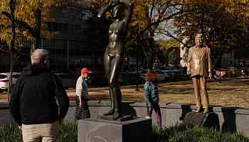 It's not just D.C.: Satirical Trump statues are appearing in cities across the U.S.