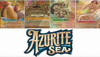 Set Sail with an Exclusive Look at DISNEY LORCANA: AZURITE SEA Enchanted Cards