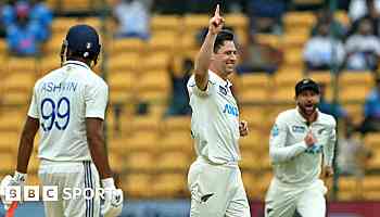 India all out for 46 against NZ in first Test