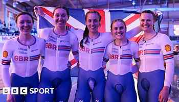 GB win women's team pursuit gold at World Championships