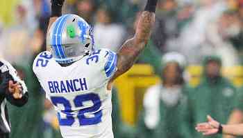 Lions' Brian Branch Fined for Illegal Hit, Middle Finger Gesture to Fans vs. Packers