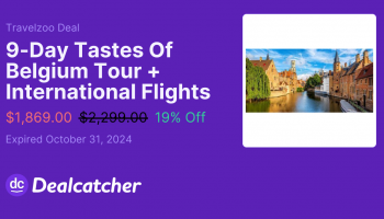 Travelzoo - 9-Day Tastes Of Belgium Tour + International Flights $1869