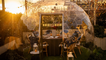 Heated Igloos Create a Winter Wonderland at 1864 Rooftop Bar & Kitchen