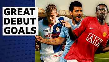 Shearer, Aguero, Welbeck - best Premier League debut goals