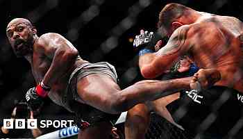 Jones stops Miocic with spinning kick to retain title