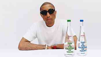 evian's 'Fountain of Youth' Bottles Designed in Collaboration with Pharrell Williams x Humanrace are Available Now