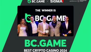 BC.GAME Celebrates 3rd Consecutive Win at the SiGMA Global Gaming Awards with 2024 Best Crypto Casino Title