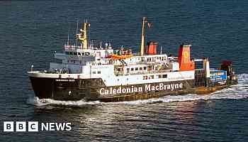 Scotland's islanders bid a fond farewell to a much-loved ship