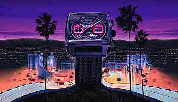 TAG Heuer Gets Hitched in Vegas with Dazzling Pink Monaco Chronograph