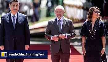 Xi Jinping meets with Brazilian president Lula, signing over 30 agreements