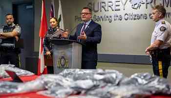 Mounties announce one of the largest drug busts in Surrey RCMP history