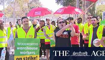 Threat of Christmas shortages as Woolworths workers strike