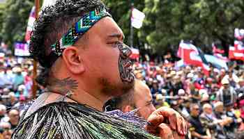 Tens of thousands march in New Zealand Maori rights protest