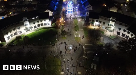 Fireworks and bricks thrown at police and buses in Edinburgh