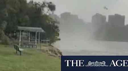 Clean up underway after gustnado ripped through Brisbane