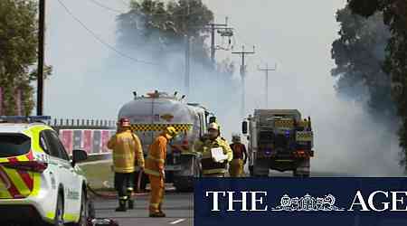 Grass fire turns into raging blaze near army base