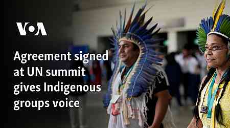 Agreement signed at UN summit gives Indigenous groups voice