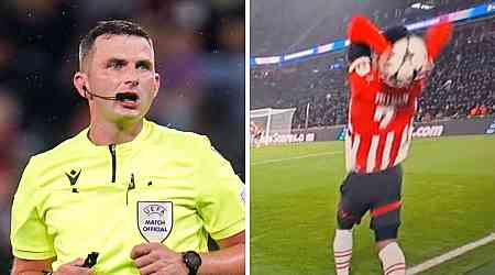 Michael Oliver Champions League drama cleared up as controversial goal baffles viewers