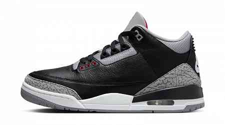 Official Look at This Year's Air Jordan 3 "Black Cement"