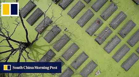 Tropical Storm Trami leaves tombs submerged in the Philippines