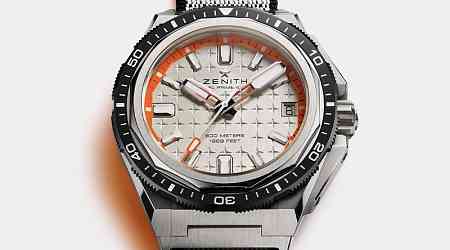 Zenith's Boutique-Exclusive Defy Extreme Diver Spotlights a Silvery-White Dial