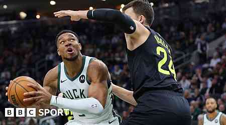 NBA round-up: Milwaukee Bucks end six-game losing streak with win over Utah Jazz