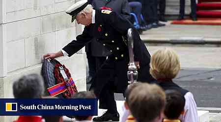 King Charles and Princess Kate attend remembrance event as both slowly return to duty