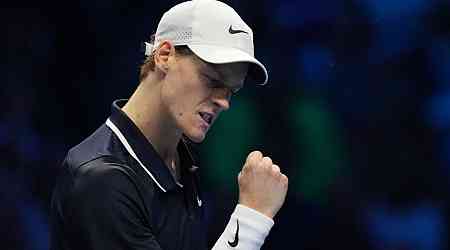 Sinner downs Fritz in straight sets at ATP Finals