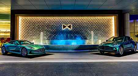 Aston Martin Displays $18 Million Car Collection At Fontainebleau Las Vegas