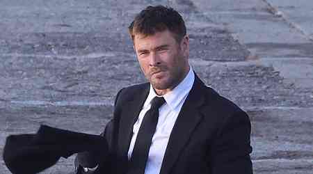 Chris Hemsworth Kicks Off Filming New Movie 'Crime 101' In Los Angeles, Seen Wearing Ski Mask For Robbery Scene