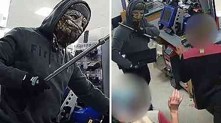 Halloween horror mask robber is jailed for terrifying raids at Co-op and Morrisons shops across Essex 